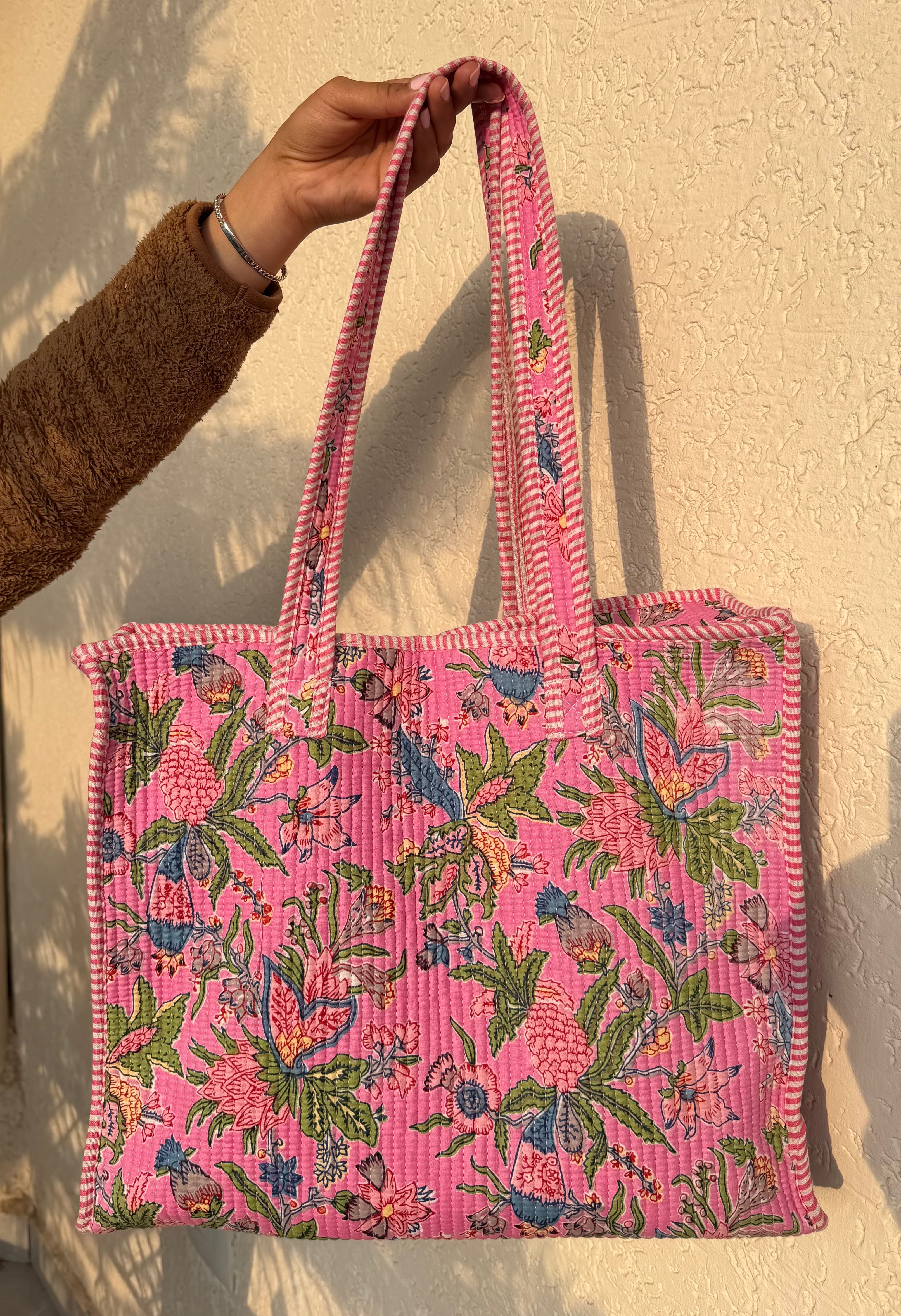 Phool Buti Quilted Tote